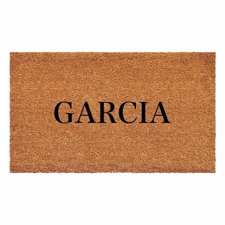 Calloway Mills Personalized Door Mat, Black, Natural, 24 in W x 48 in L 111292448
